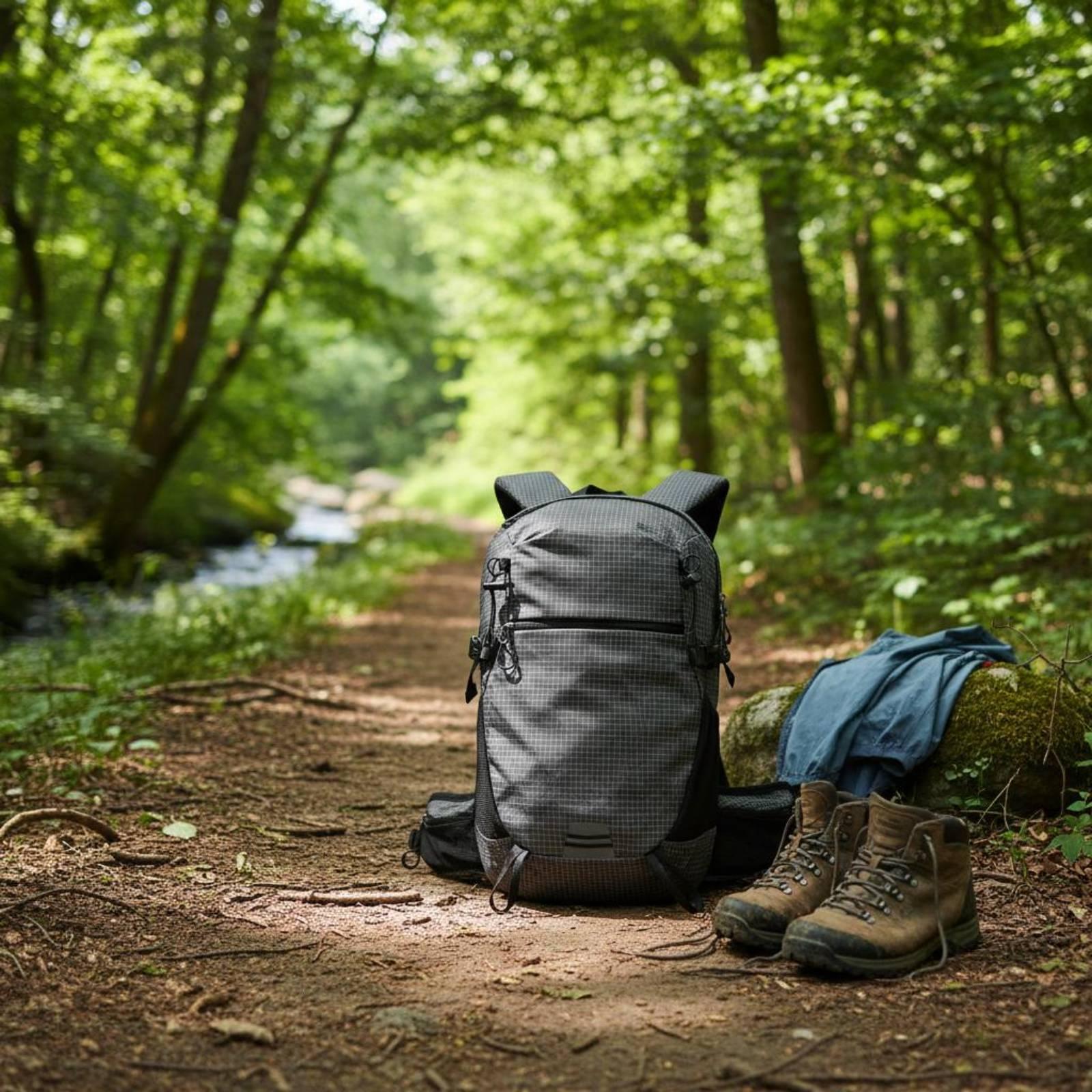 Hiking Backpack Waterproof - Sıkıştırma Kayışlı Açık Hava Yürüyüş Çantası,