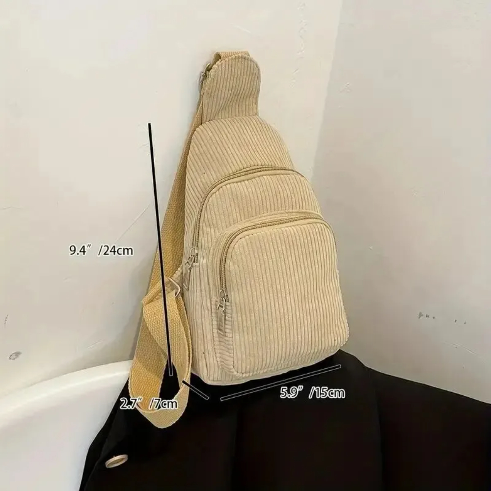 Vintage Kadife Crossbody Çanta - Sling Backpack Shoulder incelemesi ve fiyatı