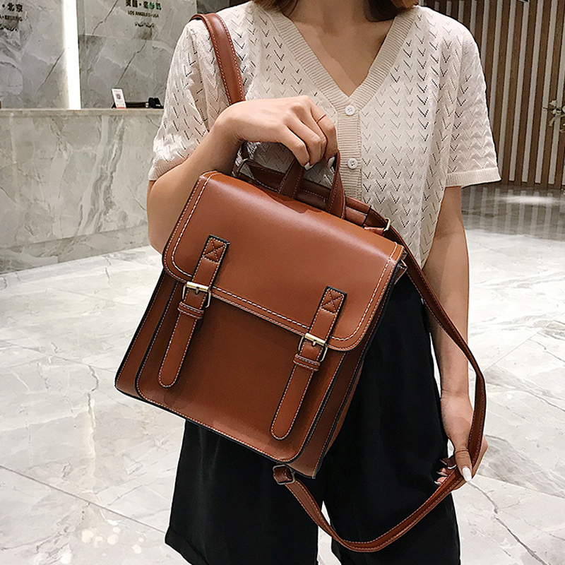 Vintage sırt çantası kadın Pu  - Leather Backpack Vintage incelemesi ve fiyatı