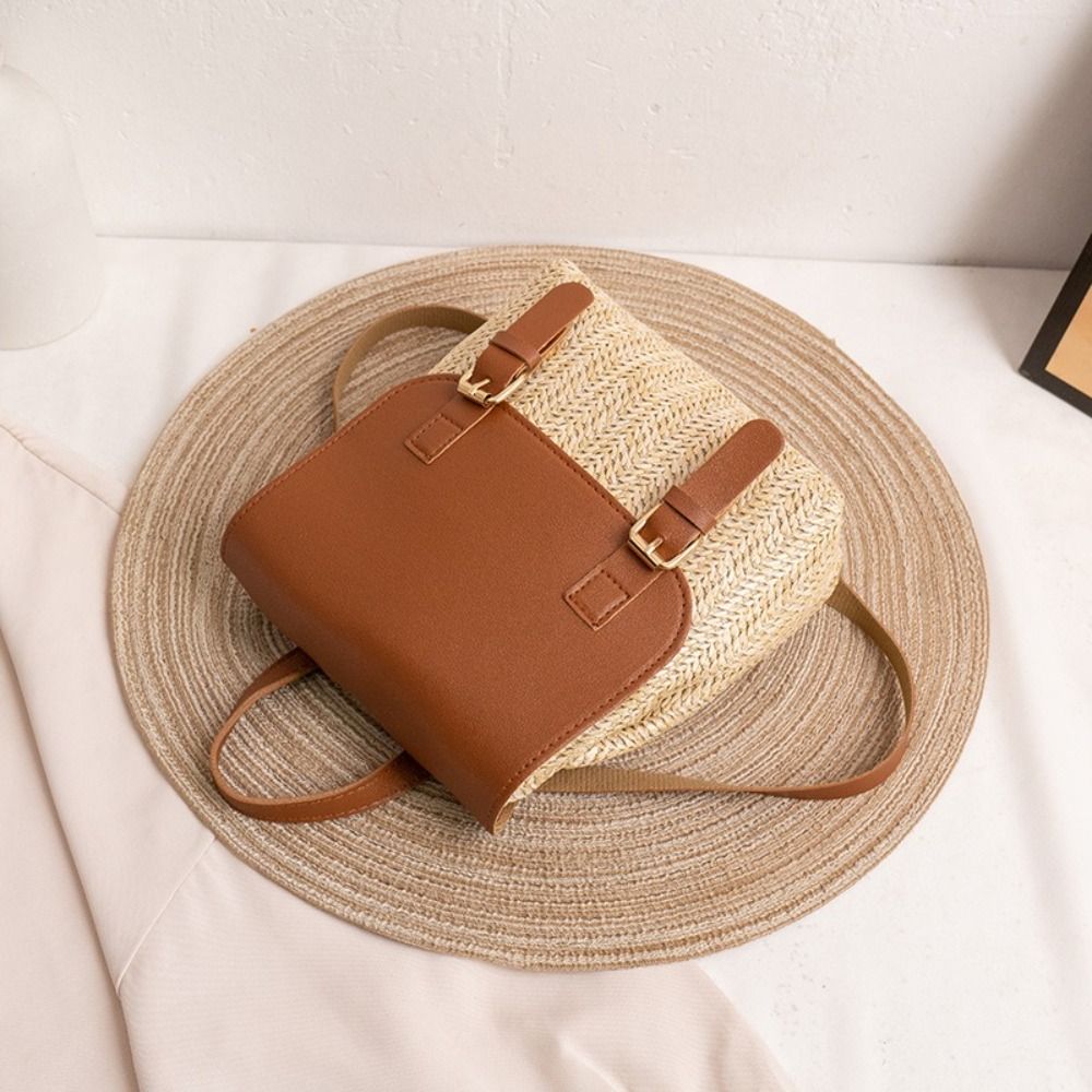 Trend PU Deri Hasır Sırt Çanta - Leather Backpack Vintage incelemesi ve fiyatı